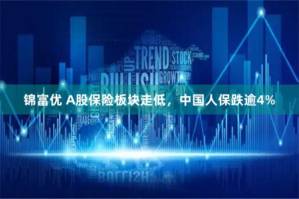 锦富优 A股保险板块走低，中国人保跌逾4%